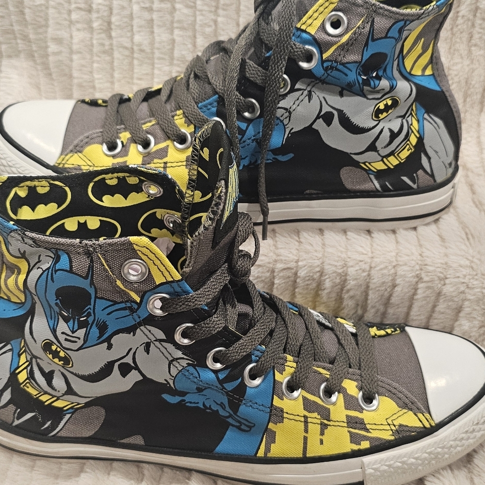 Converse Chuck Taylor All Star DC Comics Batman High Top Shoes Men’s 8 / Women’s